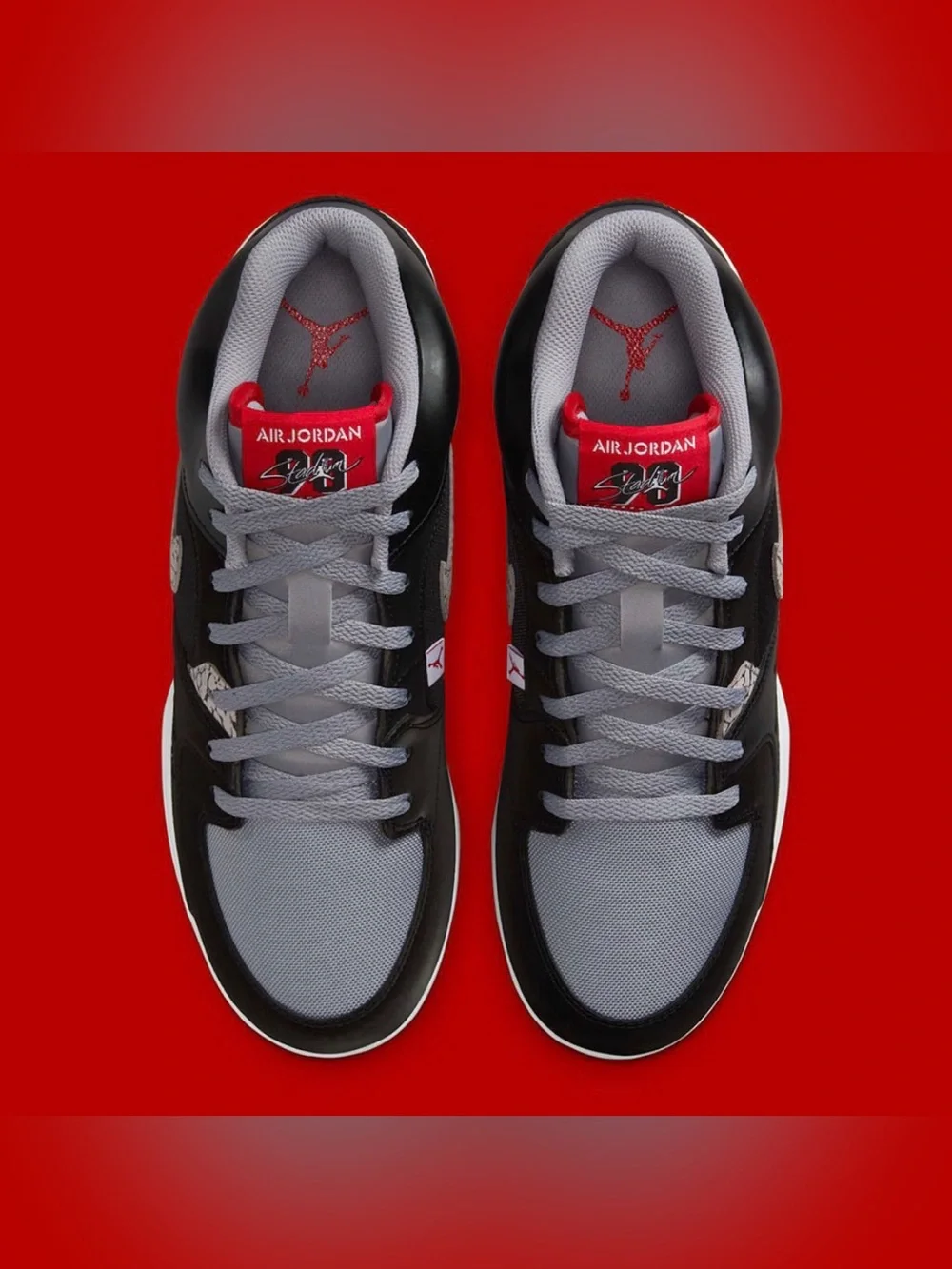 Jordan Stadium 90 Low TD “Black Cement”Football Cleats HQ0210-060 Men’s Sz.11.5